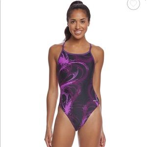 Purple Sporti Swim Suit